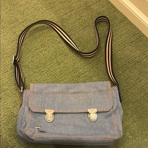 Marc Jacobs Blue Denim chambray messenger crossbody Bag - Picture 1 of 5